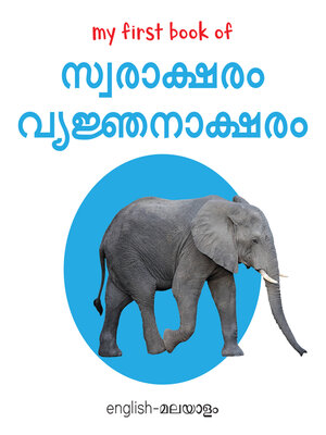 cover image of My First Book of Alphabet / Swaraksharam, Venjanaksharam